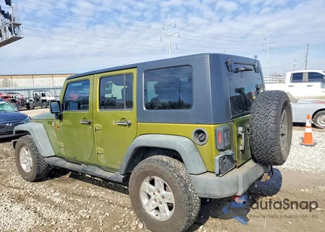 2008 Jeep Wrangler Unlimited X из США, поврежденный, VIN 1J4GA391X8L529078